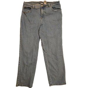 Womens Just My Size JMS Stretch Denim Blue Jeans Size 16 High Rise